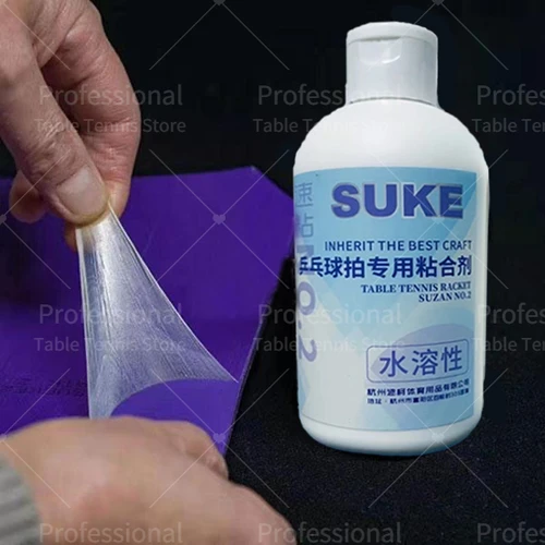 Imagen 2 del producto Pegamento de agua Original SUKE para raqueta de tenis de mesa, bate de Ping Pong, accesorios profesionales aprobados por ITTF, 260ML