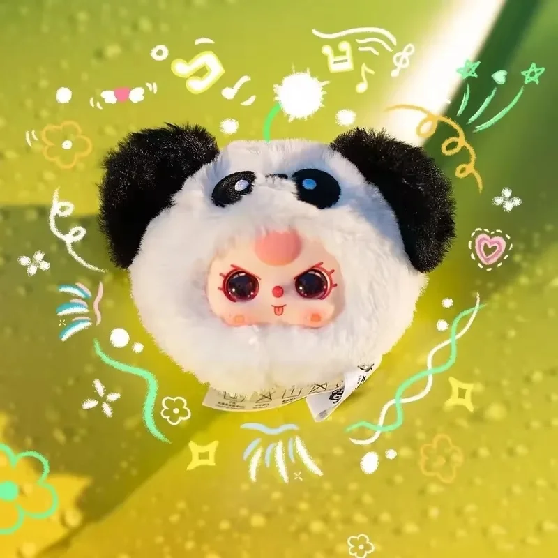 

NEW Baby Three Mini Animal Head Vinyl Plush Blind Box Mobile Phone Bag Pendant Accessories Decoration Girl Surprise Toy Gift