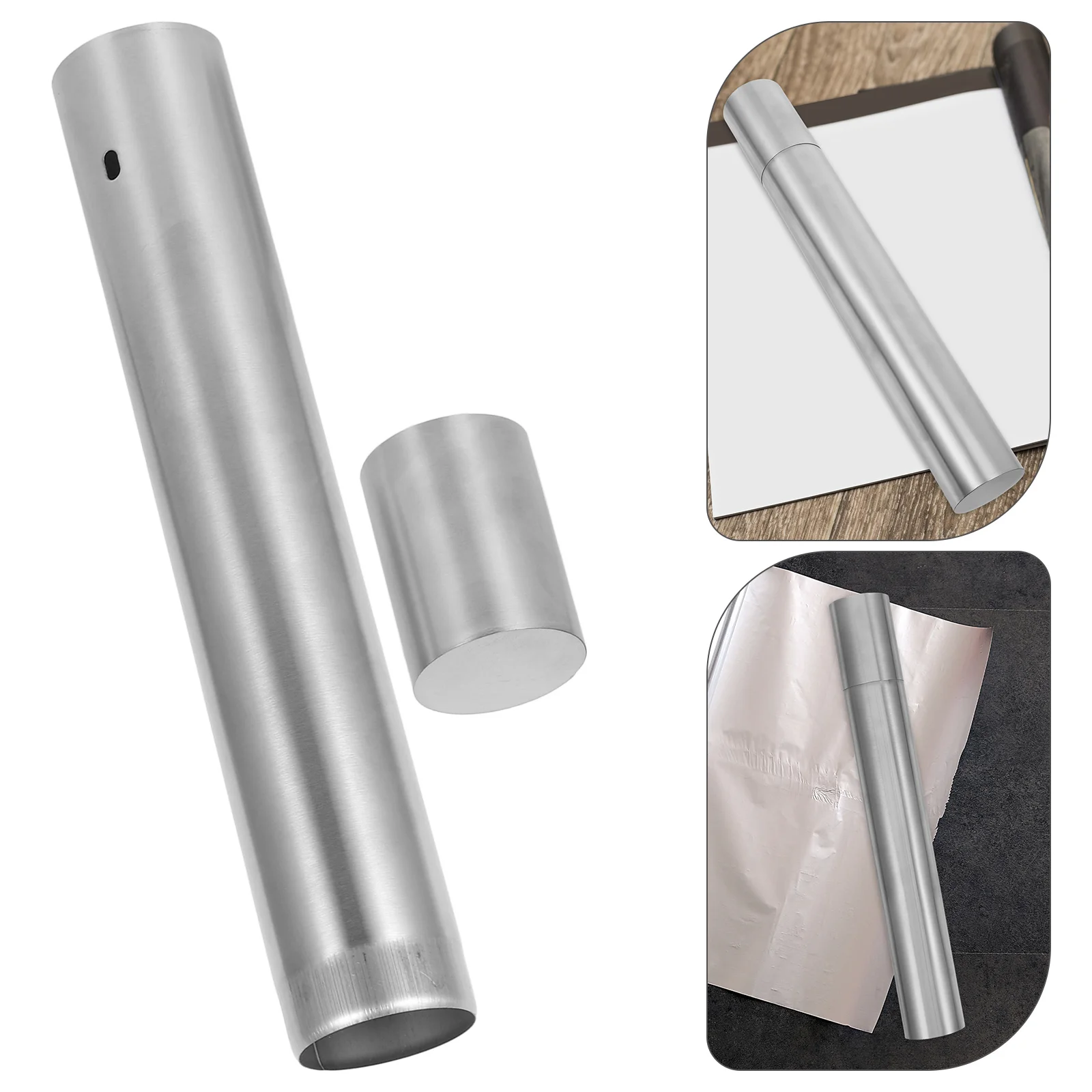 

Stainless Steel Waterproof Document Tube Large Capacity Cylinder Case For Birth Certificate Marriage Diploma Artwork Scroll