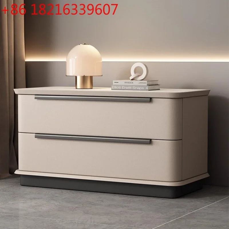 TAO Luxury Mid Century Mesa De Noche Home Furniture Drawer Simple Night Table Bedroom Storage Trendy Nordic Aesthetic Bedside Ta