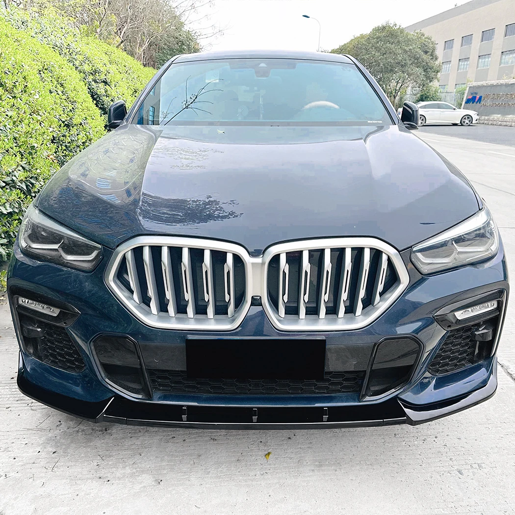 

Для BMW X6 G06 M Sport 2019-2022: Передний бампер, спойлер, нижний обвес, диффузор, сплиттер, тюнинг-накладка, автомобильные аксессуары