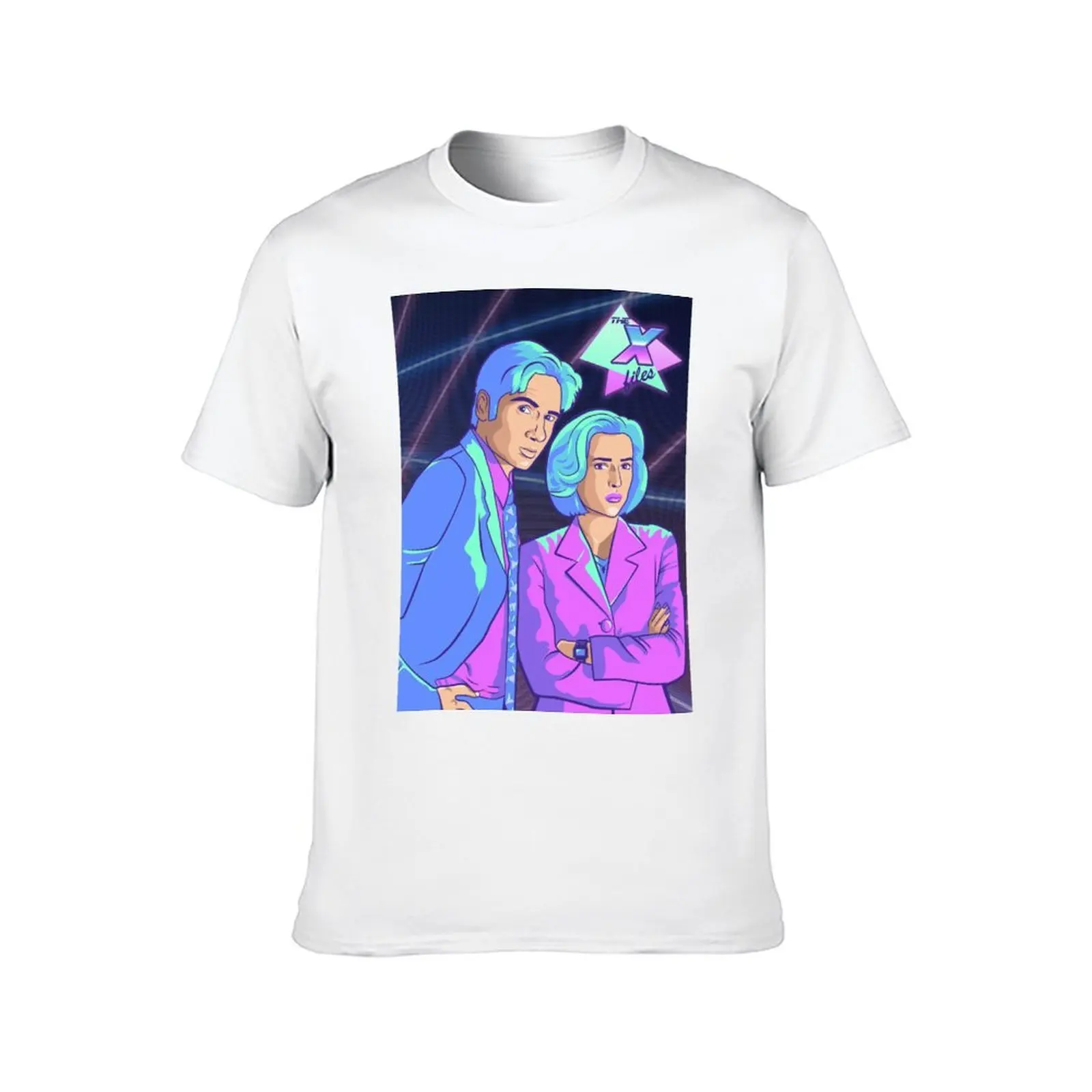 X-Files 80s Style T-Shirt t shirt personalised cotton tshirt 100% T-Shirt