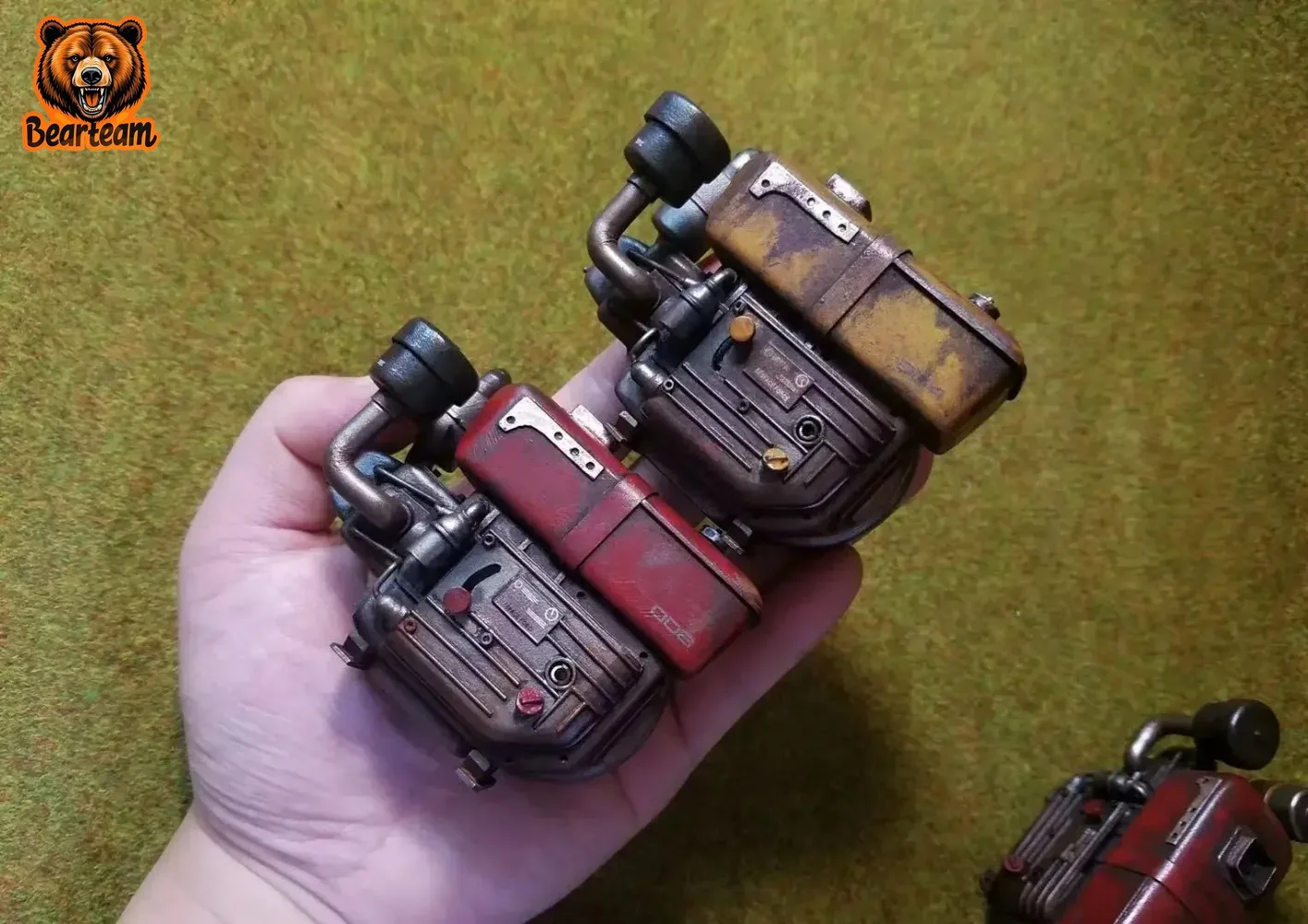 

Украшения дизельного двигателя для радиоуправляемого гусеничного автомобиля 1/10 Traxxas TRX4 Defender AXIAL SCX10 90046, детали