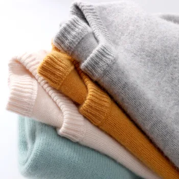 Autumn Winter Men Cashmere Sweater O-neck Soft Warm Pullovers Male Loose Knitted Shirt Korean men's winter blouse 6