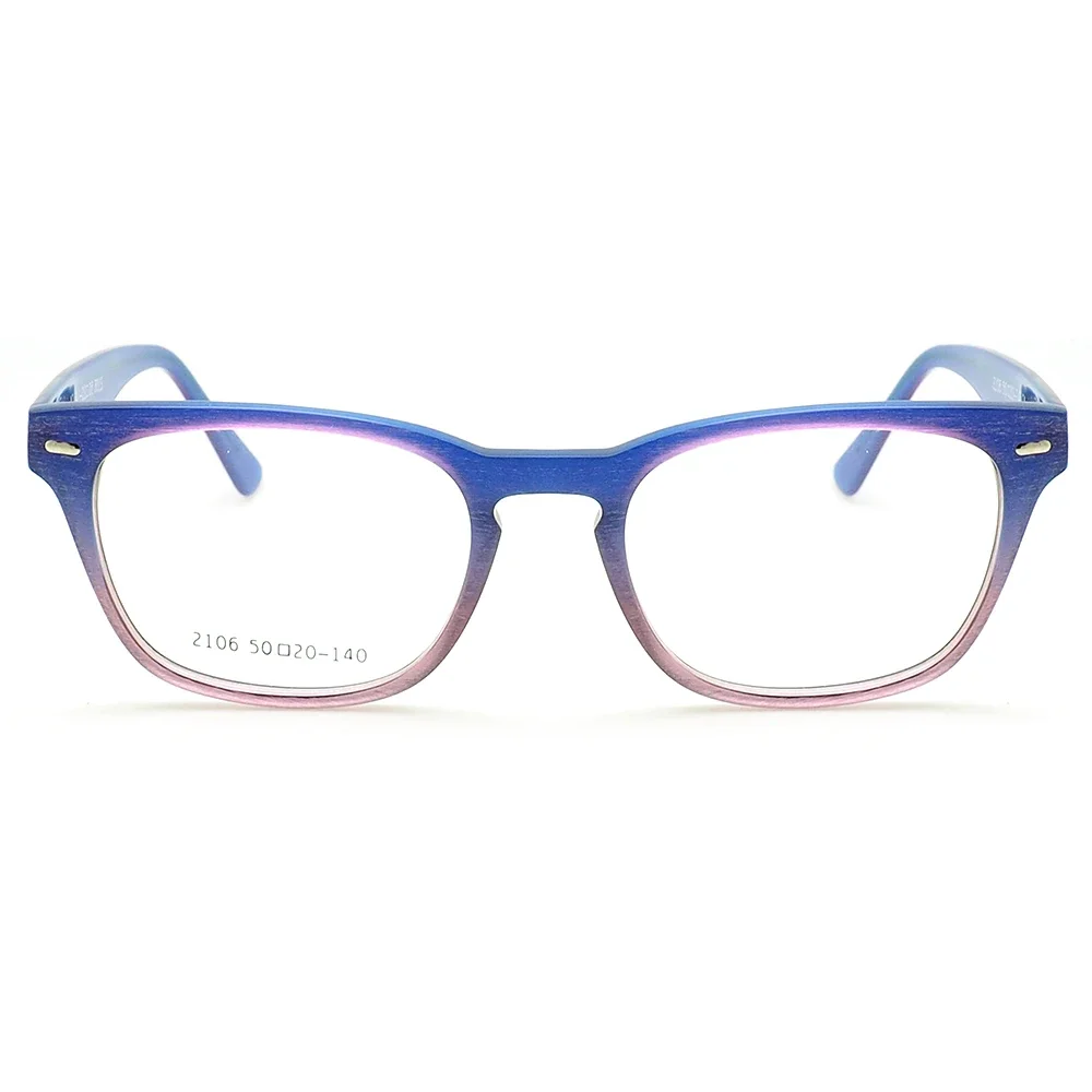 Square Glasses Men Vintage women eyeglasses Frames Light Acetate Retro Prescription Eyeglass Frame Black Purple Classic Eyewear