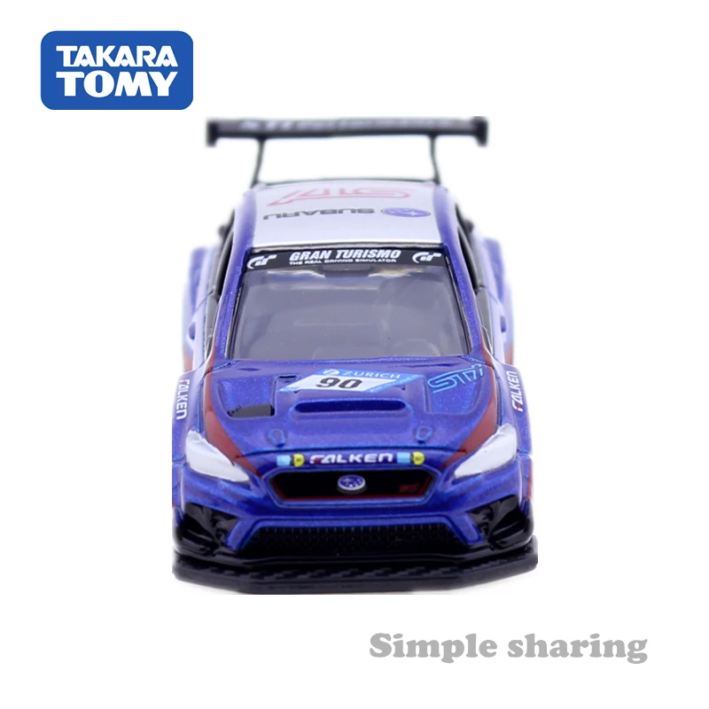 Takara Tomie Premium 24 Subaru Wrx Sti Nbr Challenge 1:62 Auto Race Auto Auto Motoren Auto Diecast Metalen Model Nieuwe Boytoys