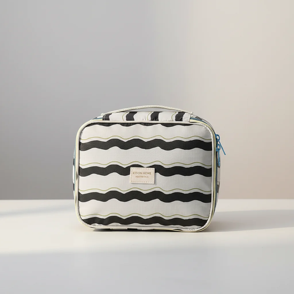 Leather Toiletry Bag Waterproof Travel Cosmetic Pouch For Cosmetics And Toiletries Storage