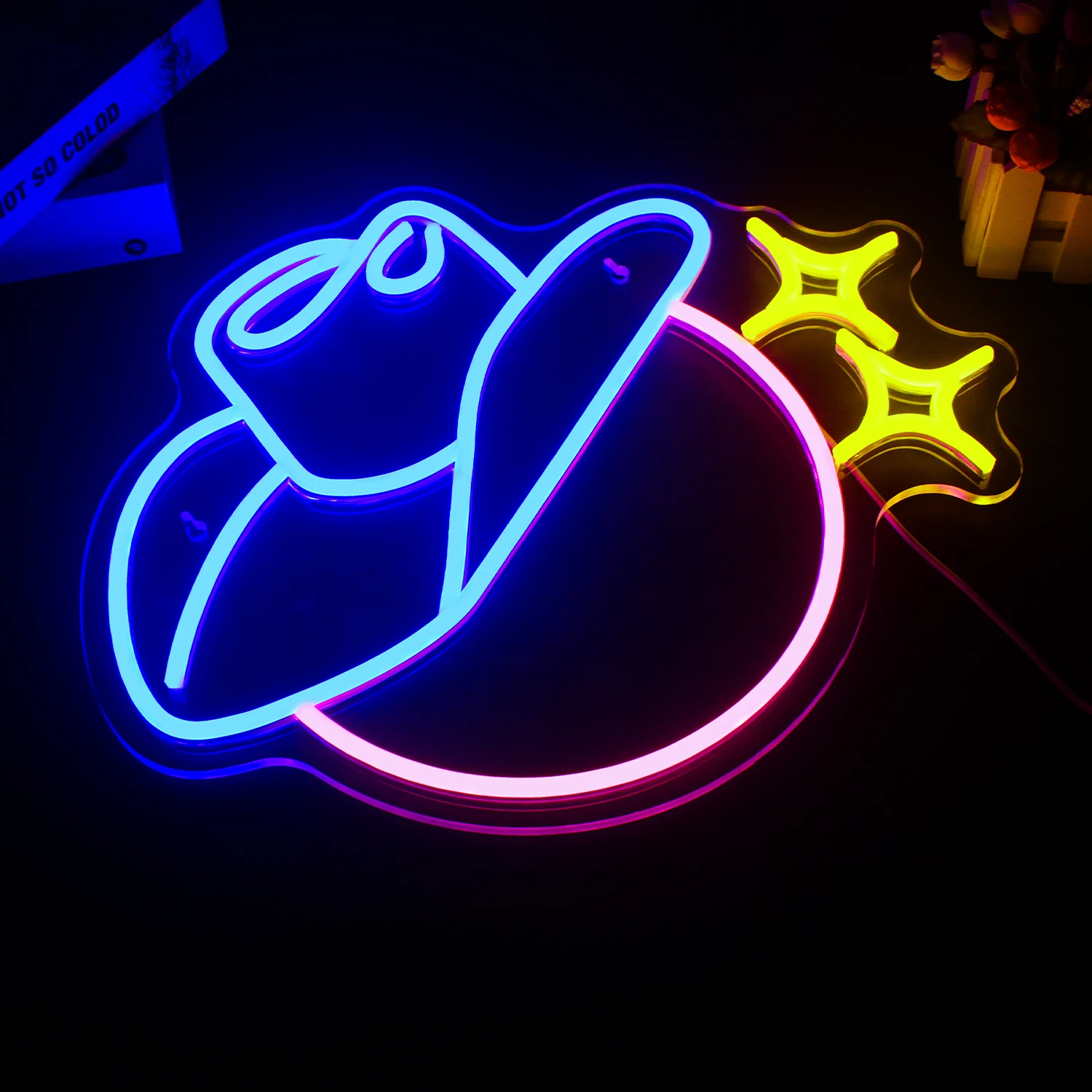 Disco Ball Neon Sign Club Party Art Wall Decor Live Background Home Bar Hotel Restaurant, Cafe LED Neon Light Prom Party Gift