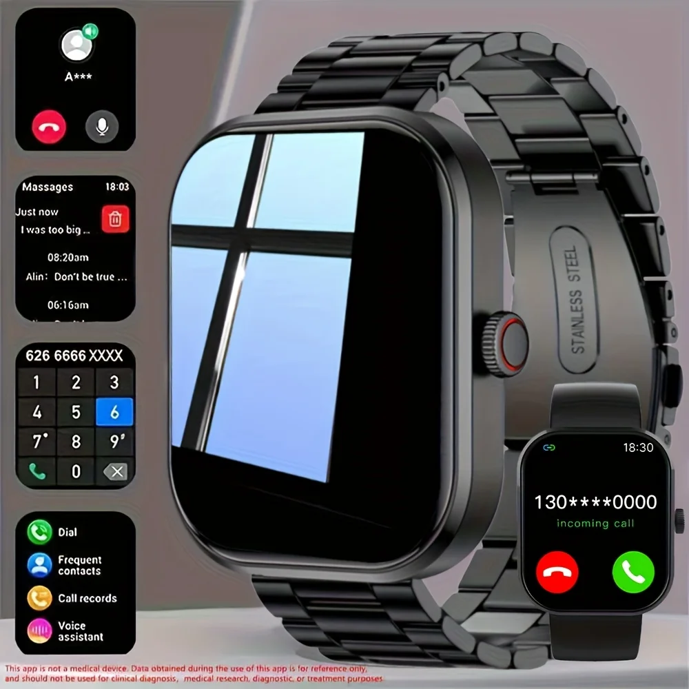 

HD Smart Sports Calling Bracelet , Message Notifications, Compatible with Android And Iphone, Suitable for Men And Women