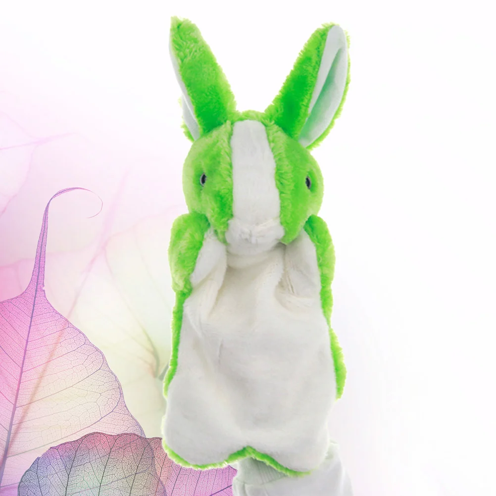 Hand Kids Plush Toys Animal Puppets Bunny Baby for Toddlers Story Telling Child