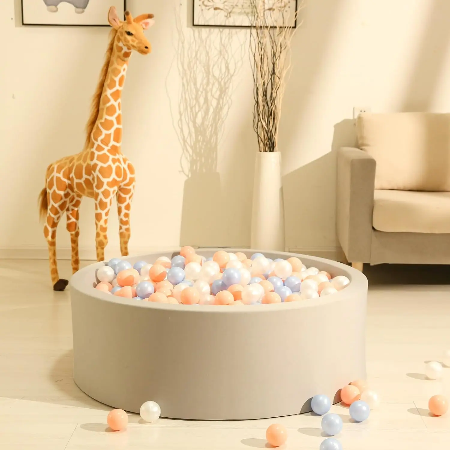 Bola pit bolas para crianças crianças bolas de plástico para ball-pit cercadinho piscina bebê pastel festa decoração diversão em forma de estrela 100 bolas