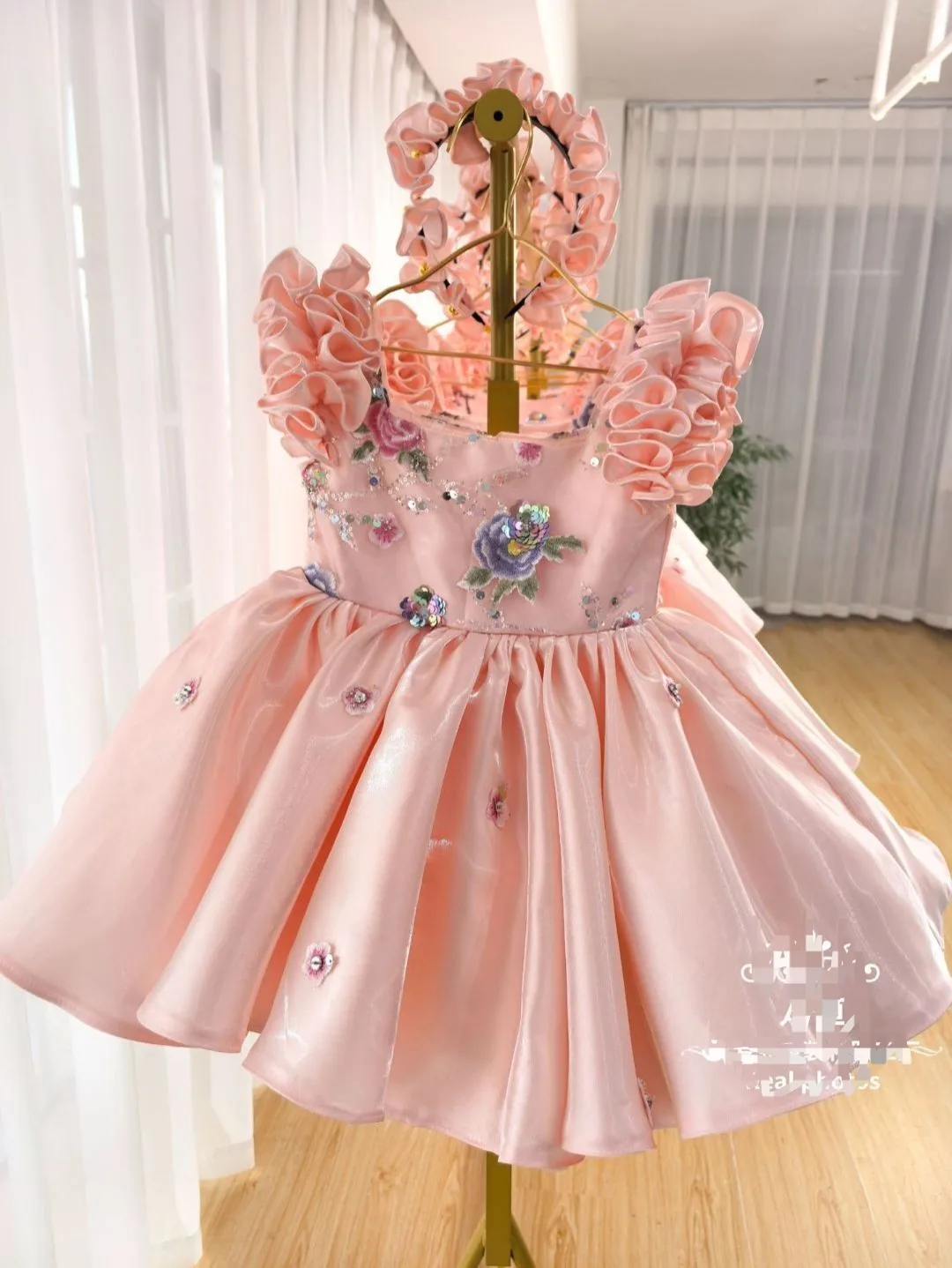 Girls Prom Dress Party Evening Dress High-End Elegant Dress Attending  for Girls Christmas Dress Suitable for 2-8
