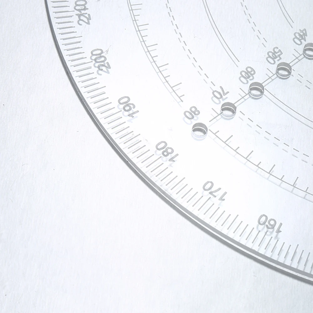 Round Center Finder Compass Clear Acrylic Lathe Centering Tool Circle Gauge for Drawing Circles Wood Turning Lathe Work Tool