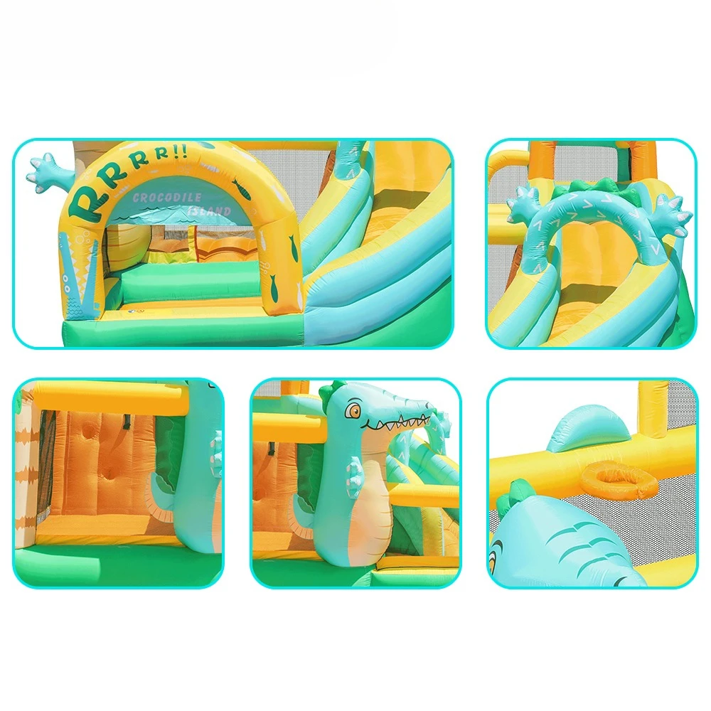 Mini Carnival Games Dinosaur Paradise Inflatable Jumper Bouncer Bouncy Castle Jumping Bounce House Combo Party for Sale