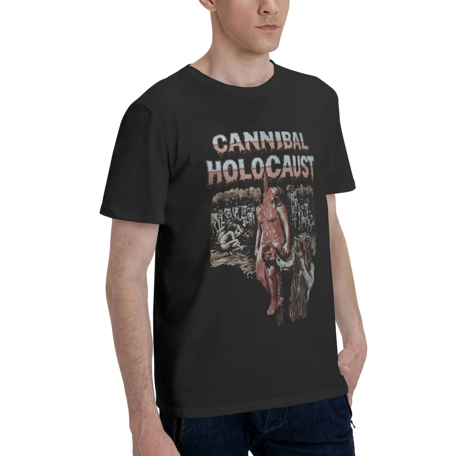 Cannibal Holocaust 1980 Movies Monsieur Men T-Shirt Grunge T-Shirts For Women T Shirt Oversize T-Shirts T-Shirt Shirts For Men