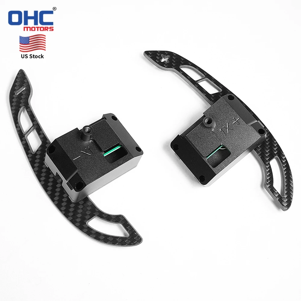 

Stock Brand New Steering Wheel Glossy Carbon Fiber Magnetic Paddle Shifter for Hyundai I30n Kona N Elantra N Veloster N