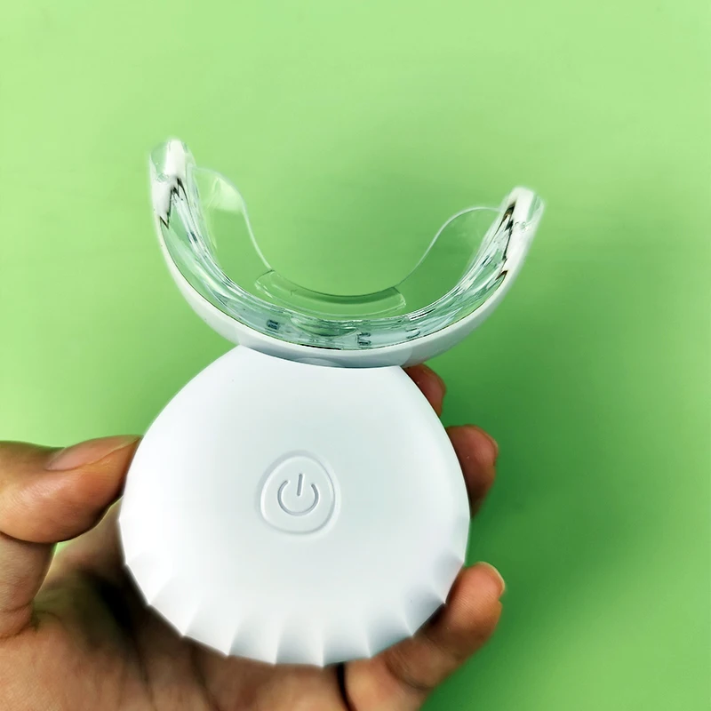 Handheld USB Rechargeable Wireless LED Teeth Whitening Machine Portable Waterproof Oral Care Lamp Set for Teeth Brightening