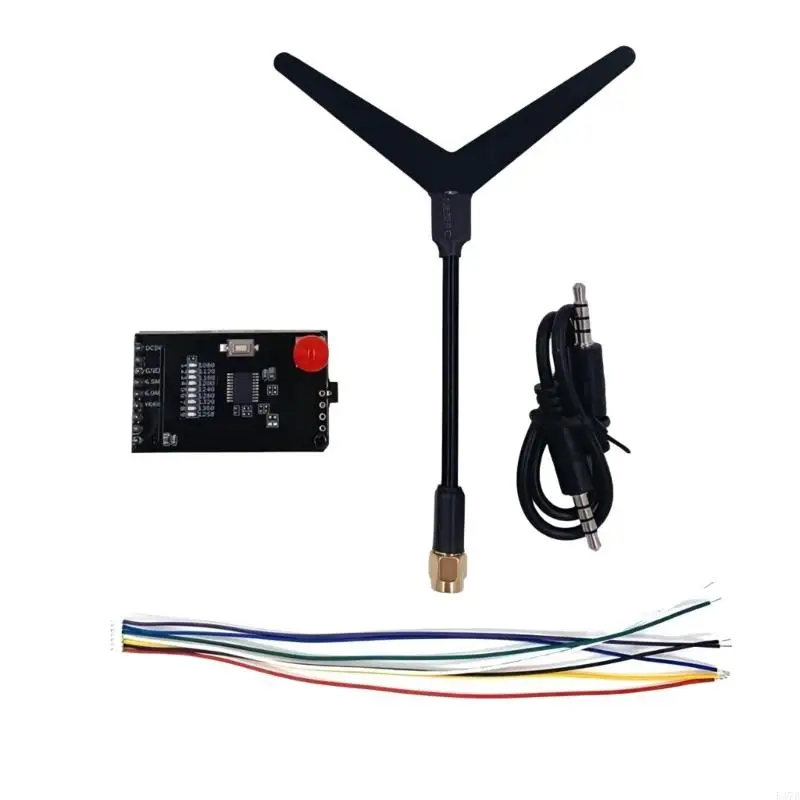 547D 1 Set Wireless Images Transmission Module 1W 1.2/1.3GHz VTX-1G3SE Transmitter VRX-1G3-V2 Receiver for FPVs Drones