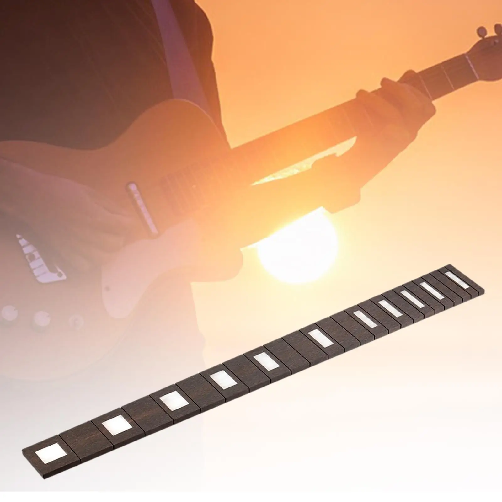 

24 Fret Guitar Fretboard Wood Direct Replace for Musical Instrument Guitar