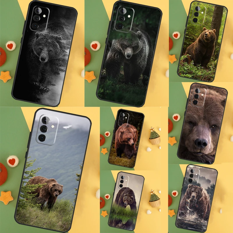 Grizzly Bear Case For Samsung Galaxy A54 A34 A14 A15 A35 A55 A52 A32 A12 A51 A71 A13 A23 A33 A53 Cover