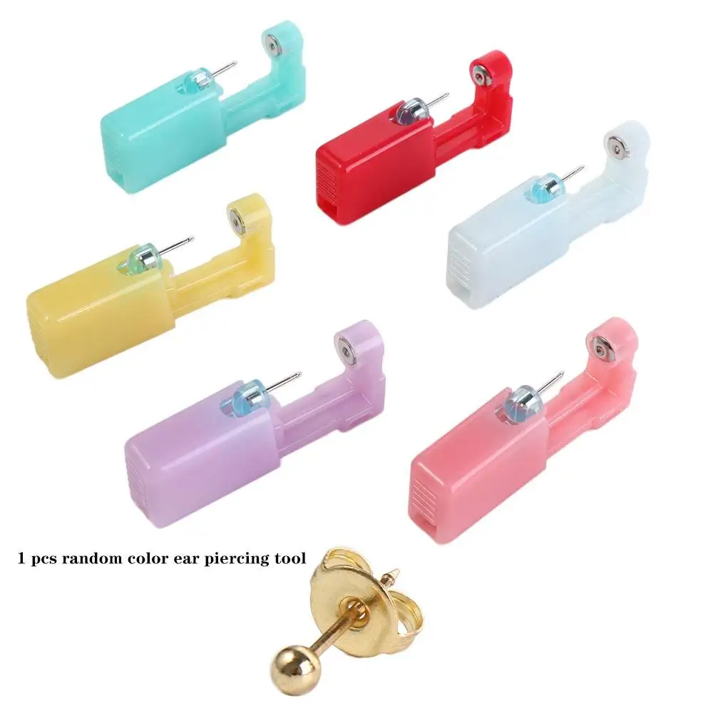 

Safety Professional Nose Tragus No Pain Disposable Nose Ear Piercing Tool Earring Piercer Machine Steel Helix Piercing