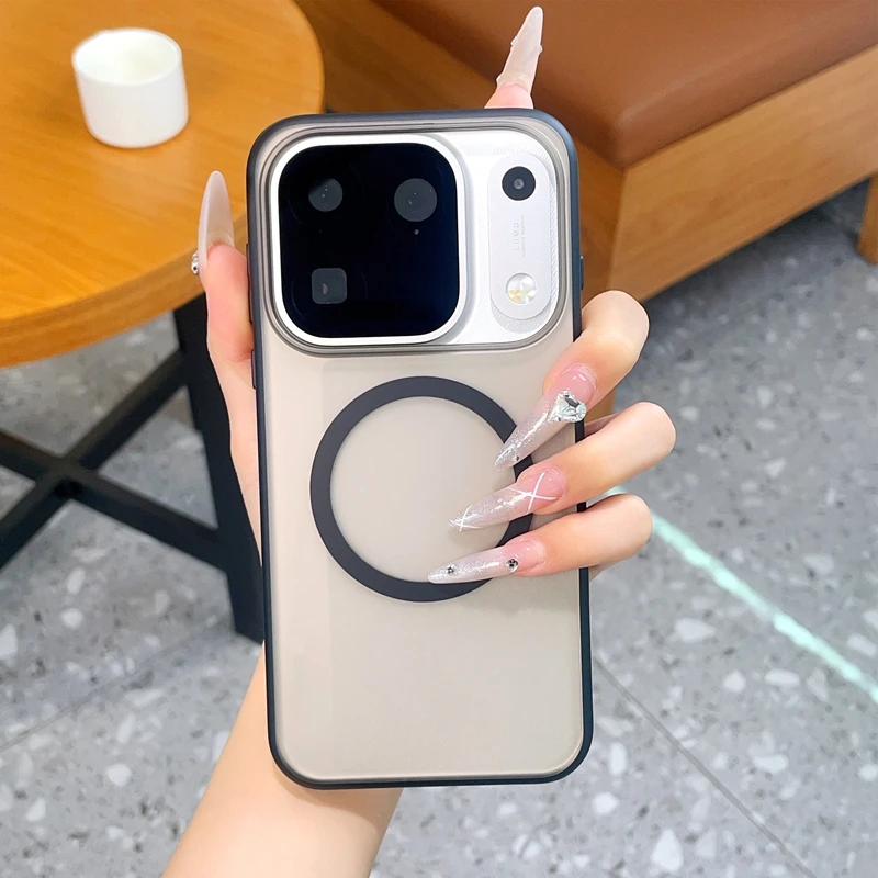 For OPPO Find X10 Pro Max Case Frosted Transparent Ultra-thin Silicone Magnetic Wireless Charging Shockproof Cover Accessories