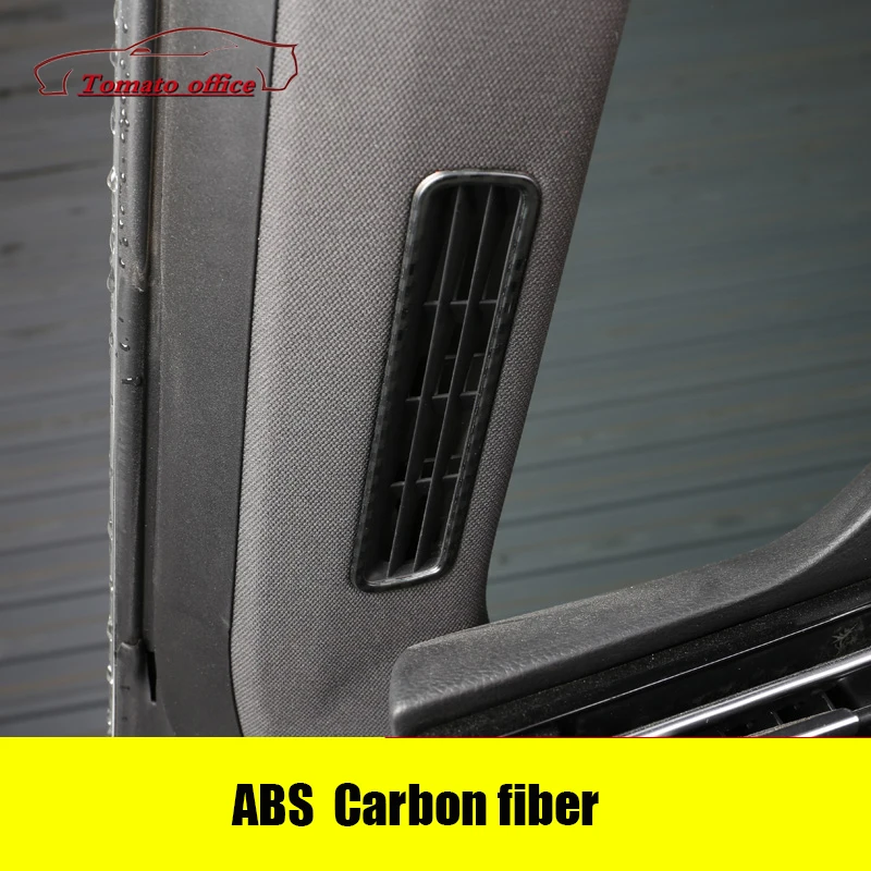 

ABS Carbon Fiber For Volkswagen VW Passat B8 Arteon 2017-2022 Car A-pillar Air Conditioner Vents Cover Trim Accessories 2PCS