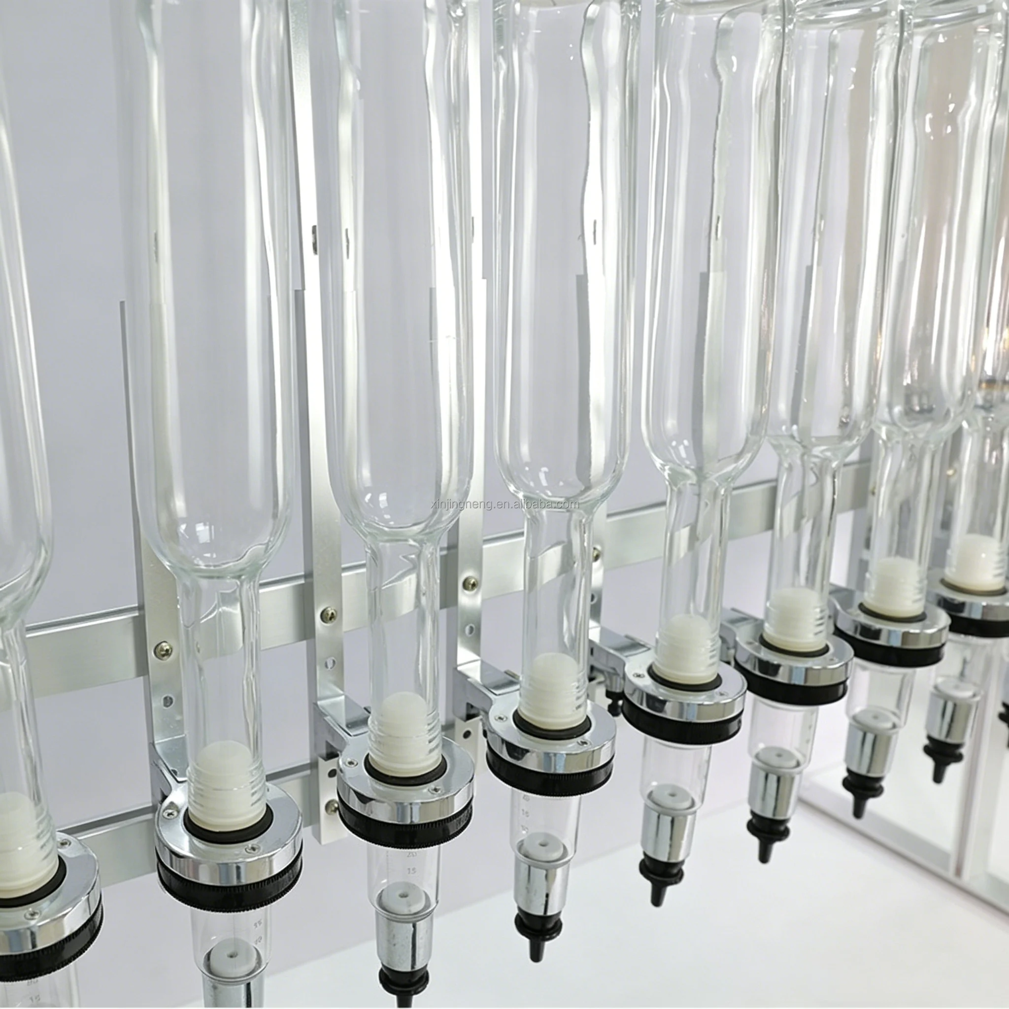 Perfume Dispenser Bar Display Stand Shelves Cabinets With 375ML 12pcs Glasses Bottles For Cosmetic Shop Display Perfume