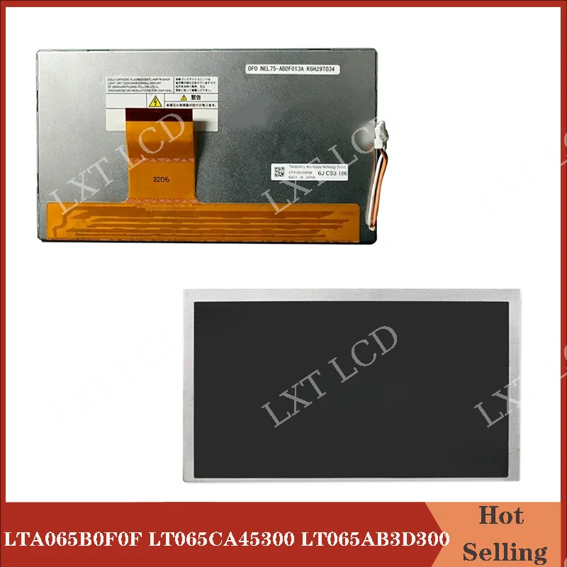 Original 6.5 inch LTA065B0F0F LT065CA45300 LT065AB3D300 LCD Display Screen Panel For Mercedes R Series NTG2.5 Navigation