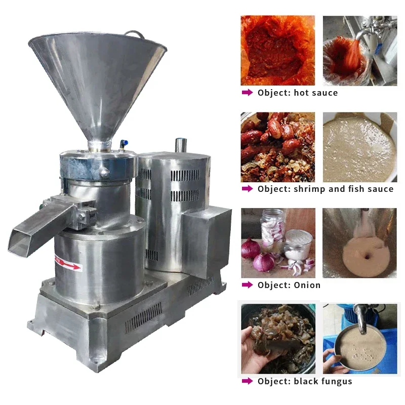 Colloid Grinding Nuts Cocoa Grinding Chocolate Peanut Butter High Shear Hygienic Colloid Grinder