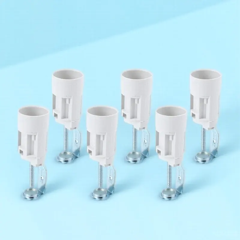 

Набор из 6 штук: Переходники для патронов E14 (малые, прочные) для ремонта светильников, комплект для самостоятельной сборки ламп, для мастерских и дома