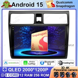 Android 15 Car Radio For Suzuki Swift 2003 - 2010 DSP Autoradio DVD Navigation BT Head Unit QLED GPS Stereo 5G WIFI 4G LTE AUTO
