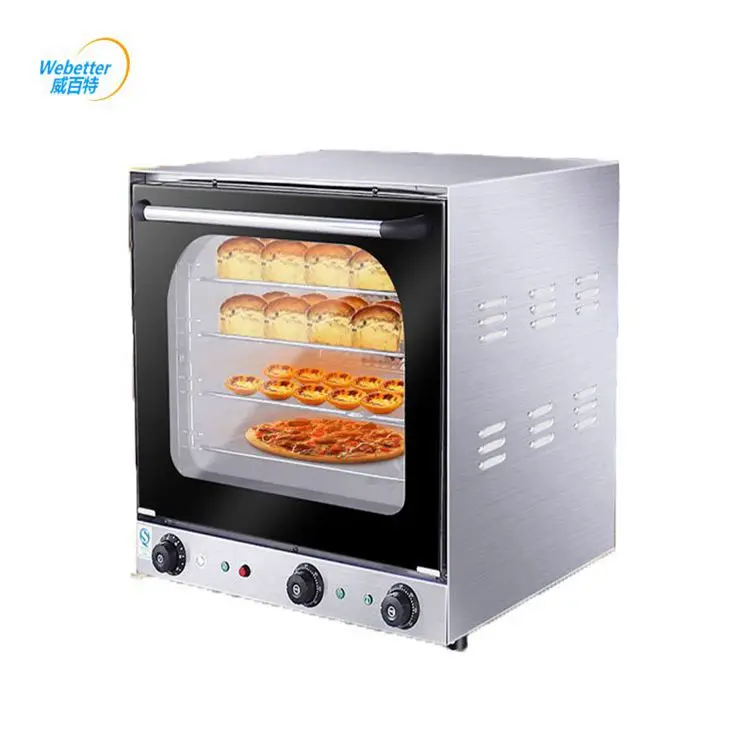 

Kitchen appliances stainless steeI industrial bread baking oven commercial electric croissant cake bread baking oven for sale