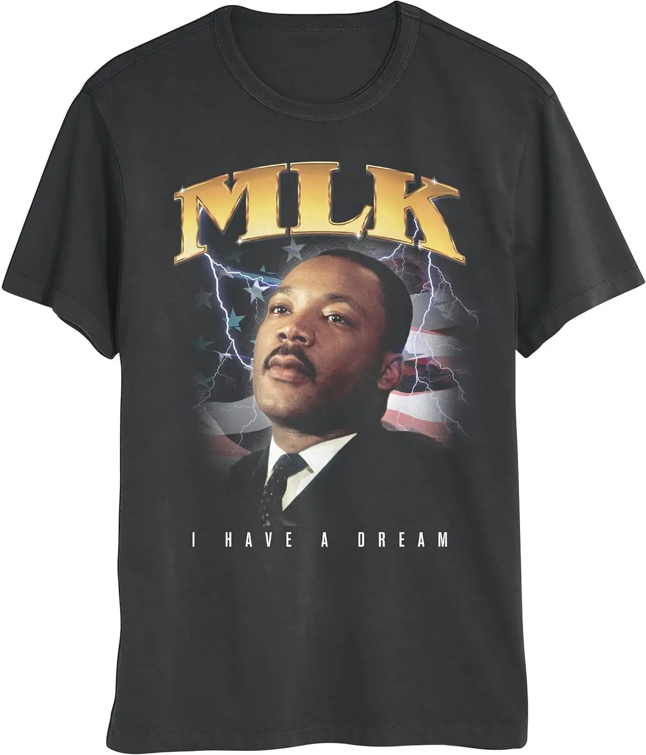 MLK Martin Luther King Portrait Men’s and Women’s Short Sleeve T-Shirt