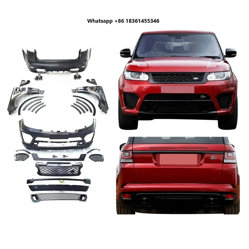 

For Range Rover Sport 14-17 Upgraded SVR Style Body Kit Front Rear Bumpers