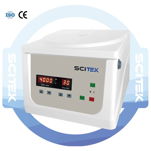 5500r/min Benchtop Low Speed Centrifuge Maintenance-free Brushless DC Motor for Biochemistry Clinical and Hospital Fields