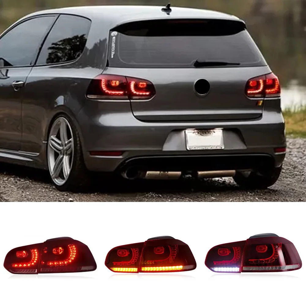 

For Volkswagen Golf 6 taillight assembly high 6GTI modification R20 taillight LED flowing taillight