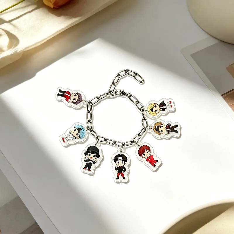 Charm-Armbänder KPOP Tier-Glocken Armreif Accessoires Koreanische Armbänder für Frauen Paar-Armband Bestes Geschenk für Freundinnen – Detail 5