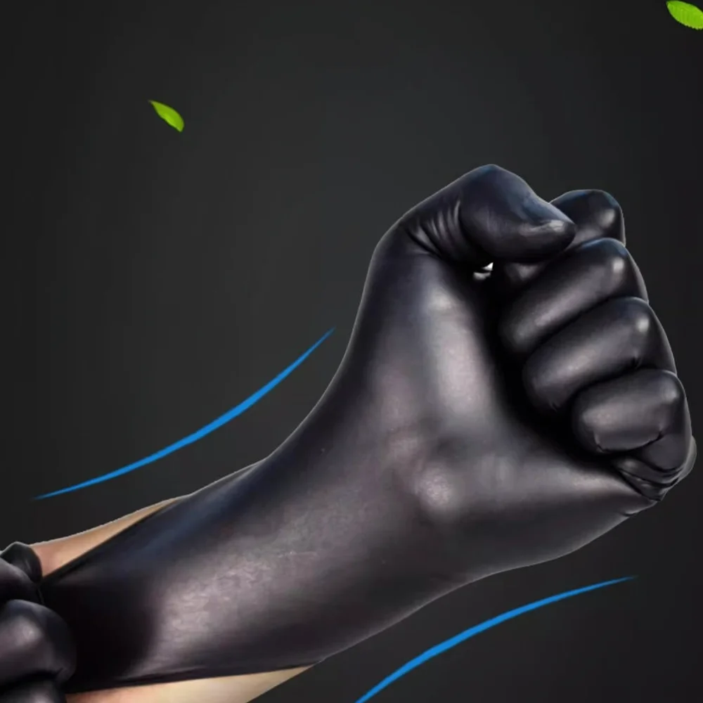 For INTCO Disposable Nitrile Gloves Protective Rubber Mittens Heavy Duty Industrial Kitchen Food Safe Mechanic Repair Tattoo Art