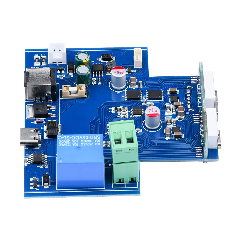 Aluminum Alloy Housing DIY Kit DC Buck Boost Converter CC CV Power Module with Full Protocol PD Fast Charging Type-C Port