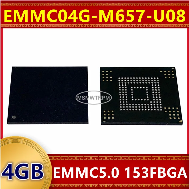 Chip de memoria IC EMMC04G-S100 EMMC04G-MK27 EMMC04G-M657-U08 4GB EMMC5.0 153FBGA circuitos integrados nuevo Original en Stock
