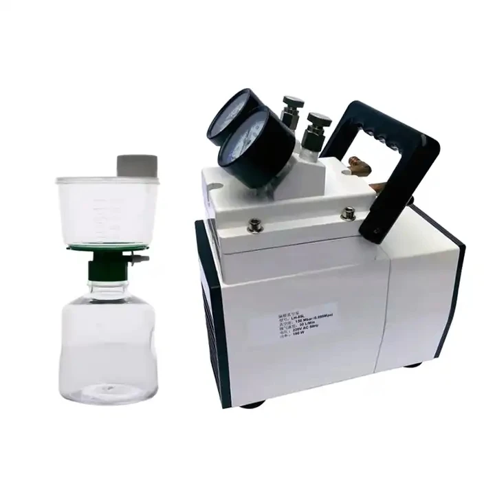 Bomba de Vácuo de Diafragma Sem Óleo IKEME 60L para Laboratório, Mini Bomba de Vácuo de Diafragma Sem Óleo, Bomba de Vácuo de Pressão Negativa