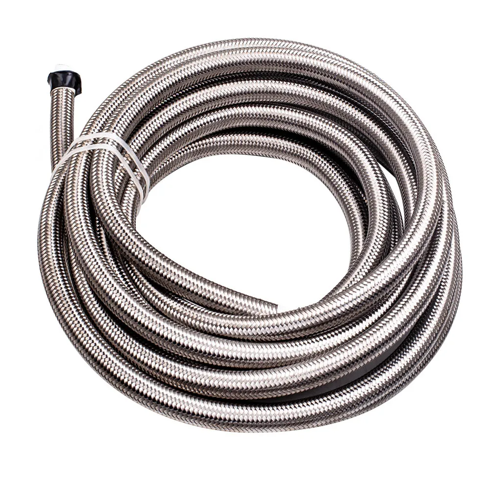 AN-10 Edelstahl PTFE Kraftstoffleitung 6M 20FT AN10 Drehgelenk + 10 Anschlüsse – Detail 3