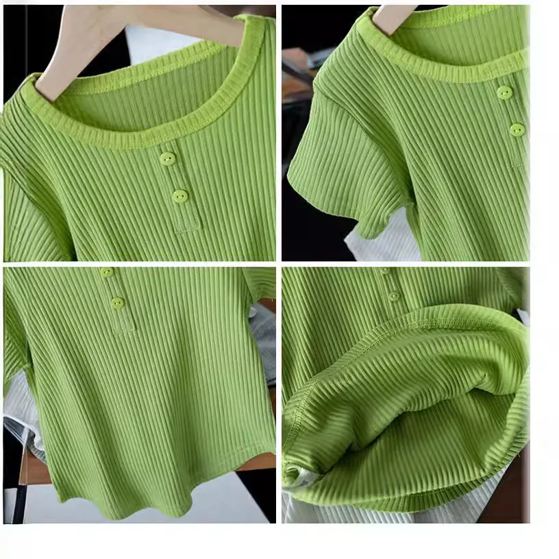 1pcs Kid Summer Cute Sweet Tee Childrens T-Shirt Casual Fashion Short Sleeve T Shirt Trendy Soft Girl Clothes Child Ice Silk Top