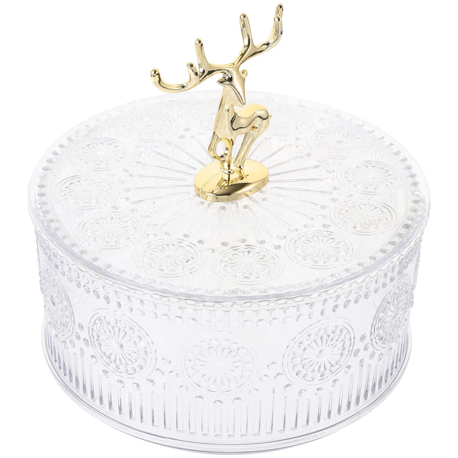 

Transparent Jewelry Box Clear Storage Holder For Rings Earrings Bracelets Multifunctional Organizer Portable Trinket Case