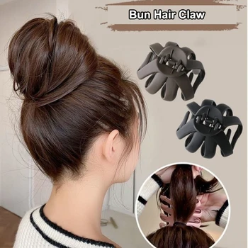 1Pc Wysokie kucyki Kulka Bun Puszysty pazur do włosów 7cm Nieregularne pąki kwiatowe Spinki do włosów Stałe akcesoria do włosów dla kobiet Stylizacja warkoczy