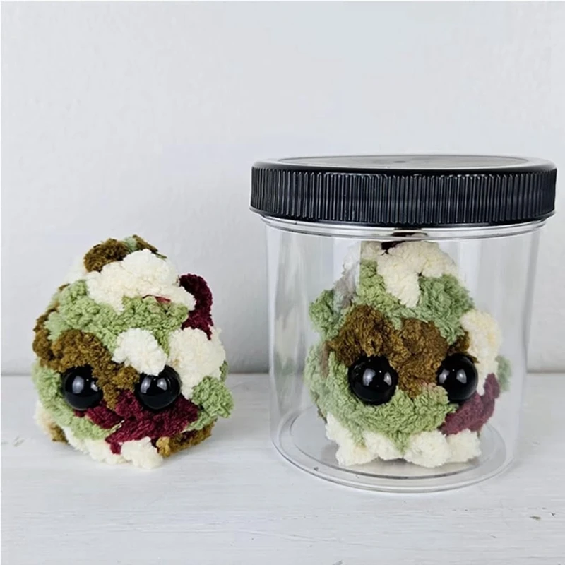 Adopt A Weed Nugget Plushie In A Jar Handmade Plush Stuffed Toys,Little Weed Nugget Plushie Durable Easy Install