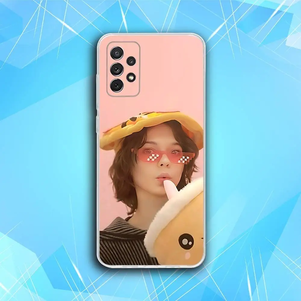 حافظة هاتف E-Emma Actor M-Myers لهاتف سامسونج S30,23,21,22,20، FE lite، S10،9،8،7 PIus Note20 Ultra شفافة