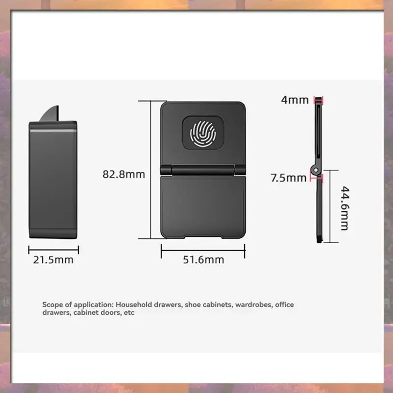 Serratura elettrica per cassetto dell'armadio senza chiave di vendita superiore Serratura elettrica per porta di sicurezza senza perforazione a prova di bambino per la sicurezza dell'armadio domestico