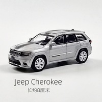 JKM 1:64 Jeep Grand Cherokee Alloy Miniature Car Model Diecast Metal Static Collection Children Toy Scale Model Car Children Toy